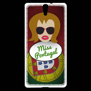 Coque Sony Xperia C5 Miss Portugal Rousse