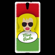 Coque Sony Xperia C5 Miss Rasta Blonde