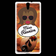 Coque Sony Xperia C5 Miss Réunion Black