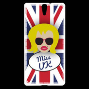 Coque Sony Xperia C5 Miss UK Blonde