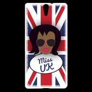 Coque Sony Xperia C5 Miss UK Black
