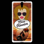 Coque Sony Xperia C5 Miss Réunion Rousse