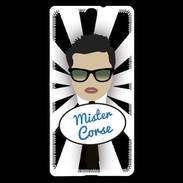 Coque Sony Xperia C5 Mister Corse Brun