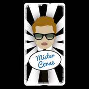 Coque Sony Xperia C5 Mister Corse Roux
