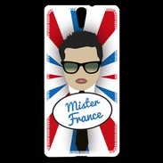 Coque Sony Xperia C5 Mister France Brun