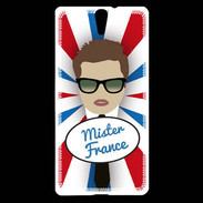 Coque Sony Xperia C5 Mister France Chatain