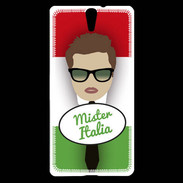 Coque Sony Xperia C5 Mister Italie Chatain