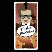 Coque Sony Xperia C5 Mister Martinique Chatain