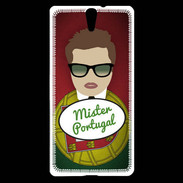 Coque Sony Xperia C5 Mister Portugal Chatain