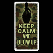 Coque Sony Xperia C5 Keep Calm and Grenade Camouflage