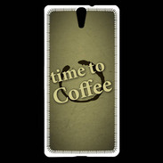 Coque Sony Xperia C5 Coffee Time ZG