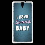 Coque Sony Xperia C5 I have Swag bleu ZG