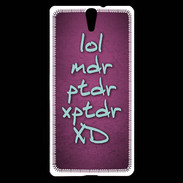 Coque Sony Xperia C5 LOL MDR Rose ZG
