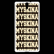 Coque Sony Xperia C5 Myskina Léopard