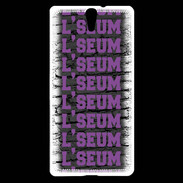 Coque Sony Xperia C5 L'seum violet