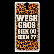 Coque Sony Xperia C5 Wesh Gros Léopard