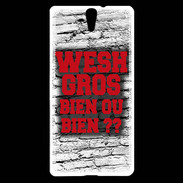 Coque Sony Xperia C5 Wesh Gros Rouge