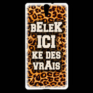 Coque Sony Xperia C5 Belek Ici Léopard