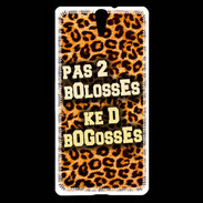 Coque Sony Xperia C5 Pas 2 bolosses Léopard