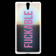 Coque Sony Xperia C5 Fuckable Rose ZG