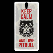 Coque Sony Xperia C5 Keep calm pitbull 2 ZG