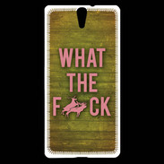 Coque Sony Xperia C5 What the fuck ZG