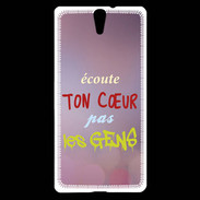 Coque Sony Xperia C5 Coeur gens ZG