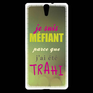 Coque Sony Xperia C5 Méfiant trahis ZG