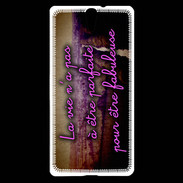 Coque Sony Xperia C5 Vie Parfaite ZG