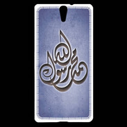 Coque Sony Xperia C5 Islam H Bleu