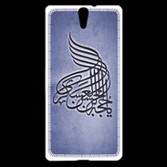 Coque Sony Xperia C5 Islam A Bleu