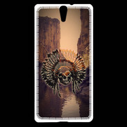 Coque Sony Xperia C5 indien crane