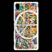 Coque Sony Xperia M4 Aqua Symbole de la paix Imagine