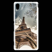 Coque Sony Xperia M4 Aqua Tour Eiffel vue d'en bas