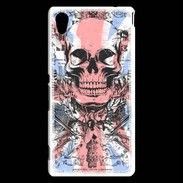 Coque Sony Xperia M4 Aqua Tête de mort Angleterre