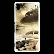Coque Sony Xperia M4 Aqua Aviation rétro