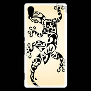 Coque Sony Xperia M4 Aqua Salamandre tribal