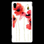 Coque Sony Xperia M4 Aqua Dessin de coquelicot