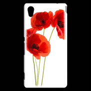 Coque Sony Xperia M4 Aqua Coquelicots en peinture 150