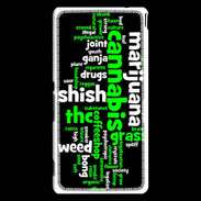 Coque Sony Xperia M4 Aqua Cannabis Tag