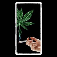 Coque Sony Xperia M4 Aqua Fumeur de cannabis