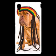 Coque Sony Xperia M4 Aqua Chien Rasta