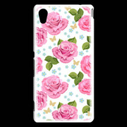 Coque Sony Xperia M4 Aqua Vintage Rose 3