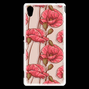 Coque Sony Xperia M4 Aqua Fleurs vintage 2