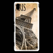 Coque Sony Xperia M4 Aqua Tour Eiffel vertigineuse vintage