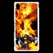 Coque Sony Xperia M4 Aqua Pompier soldat du feu