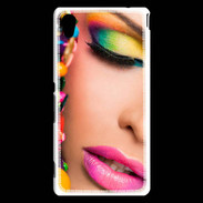 Coque Sony Xperia M4 Aqua Joli maquillage 5