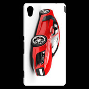 Coque Sony Xperia M4 Aqua Voiture de sport rouge 2
