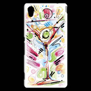 Coque Sony Xperia M4 Aqua cocktail en dessin