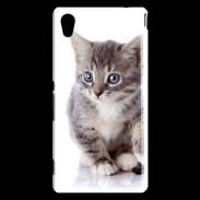 Coque Sony Xperia M4 Aqua chaton gris 4
